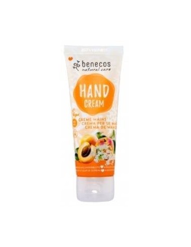 Crema De Manos Albaricoque Y Sauco 75 Mililitros Vegano Benecos
