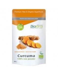 Curcuma Raw Powder 200Gr. Bio de Biotona