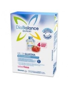 Diabalance Gel Glucosa Efecto Sostenido Fresa 4 Unidades Diabalance