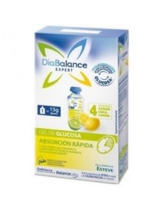 Diabalance Gel Glucosa Absorcion Rapida Limon 4 Unidades Diabalance