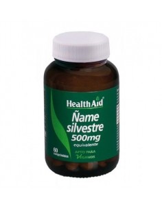 Ñame Silvestre Wild Yam  500 Mg  60 Tabletas De Health Aid