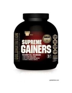 Supreme Gainers Chocolate 3Kg. de Gold Nutrition