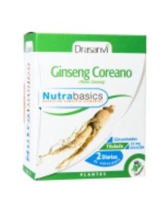 Ginseng Coreano 60 Capsulas Nutrabasicos Drasanvi