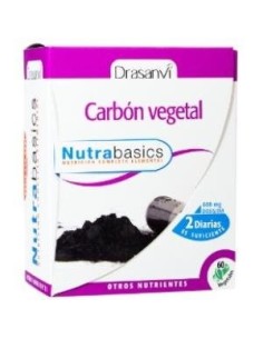 Carbon Vegetal 60 Capsulas Nutrabasicos Drasanvi
