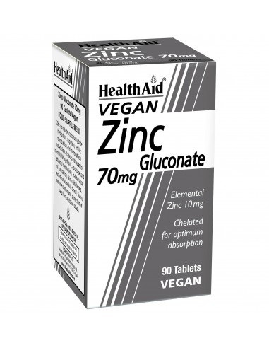 Gluconato De Zinc 90 Comp De Health Aid