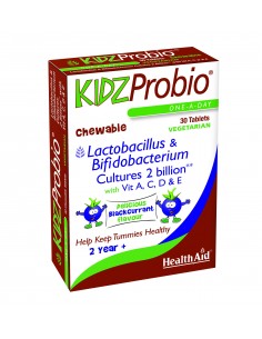 Kidzprobio  30 Comp Masticables De Health Aid