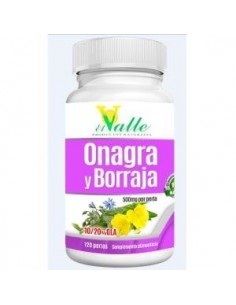 Aceite De Onagra-Borraja-Vit.E 120 Perlas El Valle