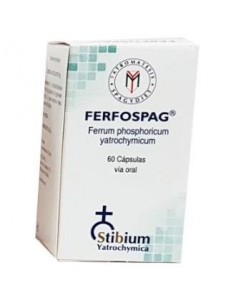 Ferfospag Ferrum Phosphoricum 60 Cápsulas  Heliosar