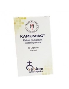 Kamuspag Kalium Muriaticum 60 Cápsulas  Heliosar