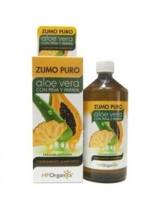 Zumo Puro Aloe Vera Piña Y Papaya 1Litro Hf Natural Care