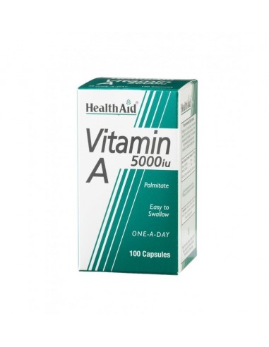 Vitamina A 5.000 Ui 100 Caps De Health Aid