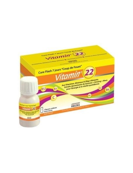 Vitamin 22 Tratamiento Choque 7 AmpollasBeb. Ineldea