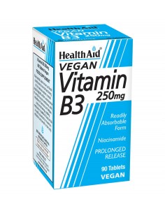 Vitamina B3 (Niacinamida) 250 Mg 90 Comp De Health Aid