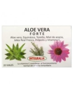 Aloe Vera Forte 20 Viales de Integralia.