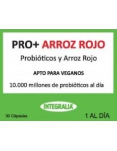 Pro+ Arroz Rojo 30Cap. de Integralia