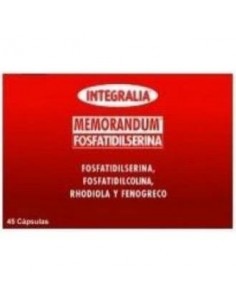 Memorandum Fosfatidilserina 45 Capsulas de Integralia.