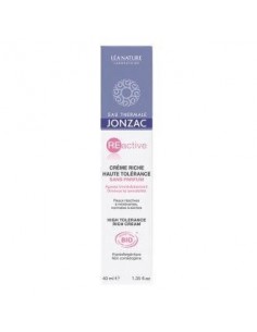 Reactive Crema Rica Alta Tolerancia 40 Mililitros Bio Jonzac Eco-Bio