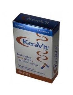 Keravit Cabello Y Uñas 90 Cápsulas  Keravit