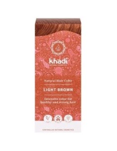 Tinte Herbal Color Castaño Claro 100 Gramos Khadi