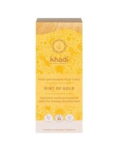 Tinte Herbal Color Rubio Toque Dorado 100 Gramos Khadi