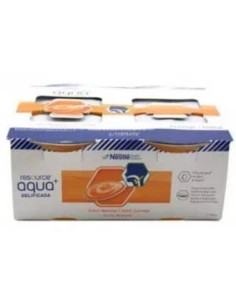 Resource Aqua+ Gelificada Naranja 4Tarrinas Meritene