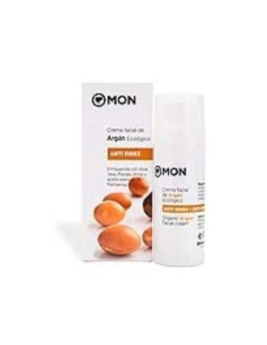 Crema Antiarrugas De Argan Y Acido Hialuronico Bio, 50 Ml de Mondeconatur