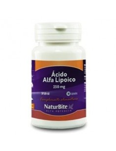 Acido Alfa Lipoico 250Mg. 60Cap. de Naturbite
