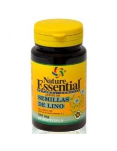 Aceite de semilla de lino 500 mg. 50 perlas