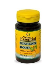 Ginseng rojo 500 mg. (ext. seco) 50 capsulas