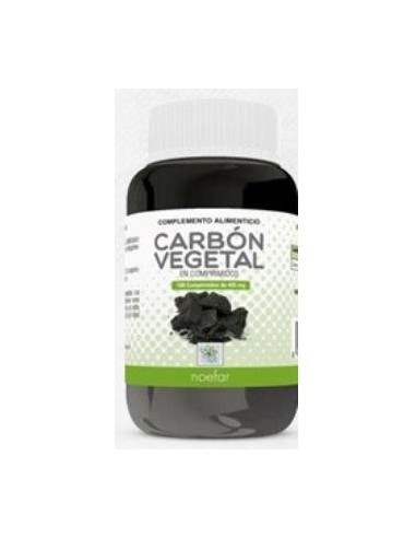 Carbon Vegetal 100 Comprimidos de Noefar