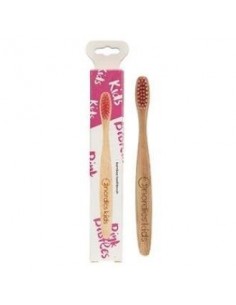 Cepillo Dental Bambu Niños - Rosa Nordics Oral Care