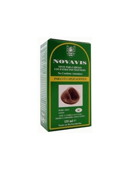 Tinte Novavis 8C Rubio Claro Ceniza 120 Mililitros Novavis