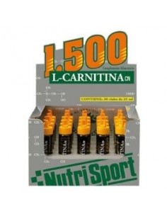 L Carnitina 1500 Naranja 20Amp Nutrisport