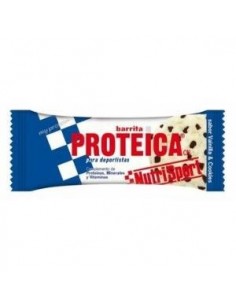 Barrita Proteica Vainilla-Cookies Caja 24Unid. Nutrisport