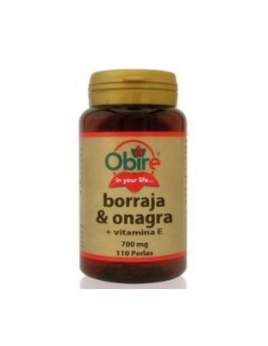Borraja & onagra 500 mg. 110 perlas de Obire