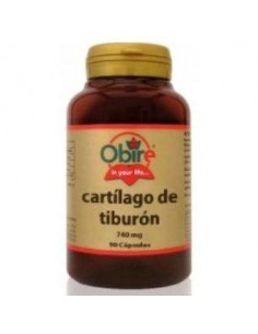 Cartilago de tiburon 740 mg. 90 capsulas de Obire