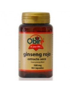 Ginseng rojo 500 mg. (ext. seco ) 90 capsulas de Obire
