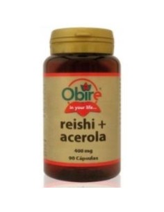 Reishi & acerola 400 mg. 90 capsulas de Obire