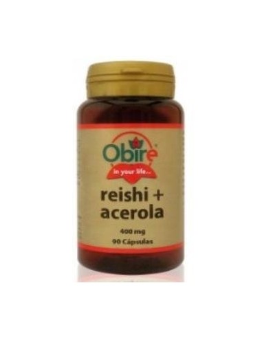 Reishi & acerola 400 mg. 90 capsulas de Obire