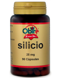 Silicio 25 mg. 90 capsulas de Obire