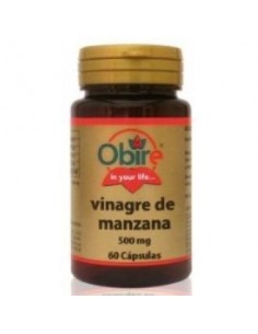 Vinagre de manzana 500 mg. 60 capsulas de Obire