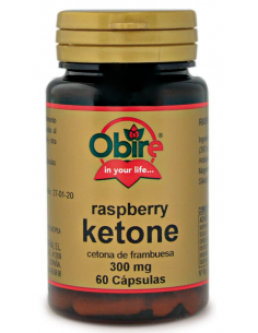Ketonas de frambuesa 300 mg. 60 capsulas de Obire