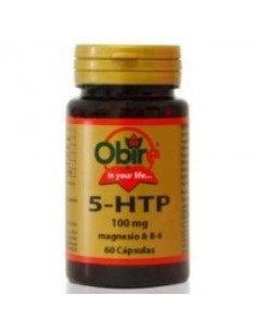 Griffonia 500 mg (5-HTP) + magnesio + B-6. 60 capsulas de Obire