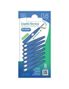 Cepillo Interdental Retractil 0,8Mm 8 Unidades Oratek