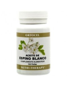 Aceite De Espino Blanco 300Miligramos 100 Perlas Ortocel Nutri-Therapy