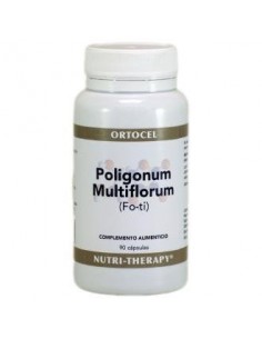 Poligonum Multiflorum (Fo-Ti) 500Miligramos 90 Cápsulas  Ortocel Nutri-Therapy