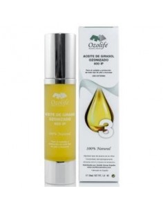 Aceite Girasol Ozonizado 600Ip Airless 50 Mililitros Ozolife Biocosmetica Y Nutricion