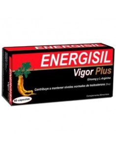 Energisil Vigor Plus (Ginseng+Arginina) 60 Cápsulas  Energisil