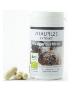 Champiñon Del Sol (Agaricus Blazei) Bio 60 Cápsulas  Pilze Wolhrab