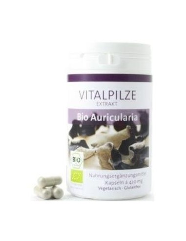 Auricularia Bio 60 Cápsulas  Pilze Wolhrab